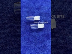 Прозрачный кварцевый стеклянный катушек трубки обработки 300 мм OD UVC свет