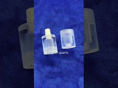 Кольцо стеклянной лампы кварца сплавленного кремнезема замотки винтового нареза