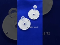 Настроенное давление долговечная кварцевая нагревательная трубка высокопрозрачная кварцевая трубка вакуумный герметичный фланц