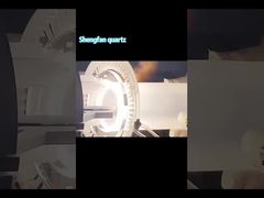 Изготовленный на заказ высокотемпературный и коррозионностойкий прозрачный кварцевый фланец