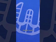 Посмотрите термостабильную пластину из кварцевого стекла квадратной формы для демонстрации полупроводников