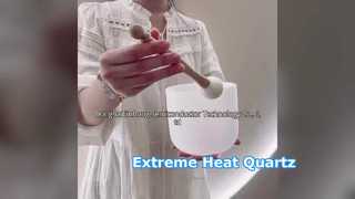 Прозрачные 99,99% кварцевые поющие чаши, звуковые лечебные инструменты